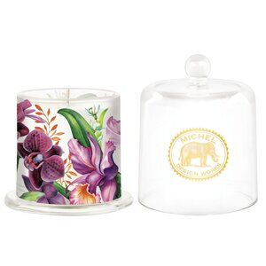 Michel Orchids Cloche Candle - NWT!!!!!!!!